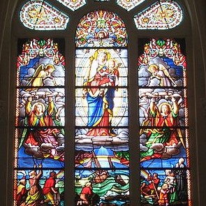 Vitrail de l'église de la Guérinière